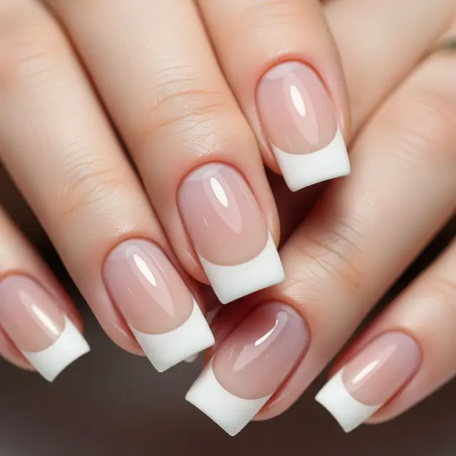 Ide Nail Art Simple Aesthetic (Image by Gemini AI)