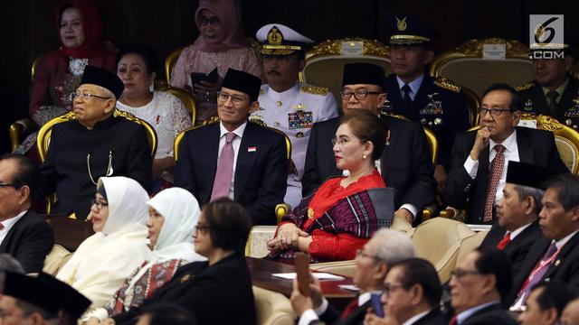 Menteri hingga Panglima TNI di Sidang Tahunan MPR