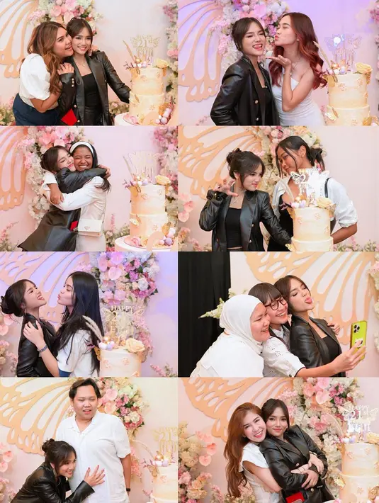 Tidak hanya merayakan bersama keluarga, tapi juga hadir beberapa sahabat dekatnya. [Instagram/fuji_an]