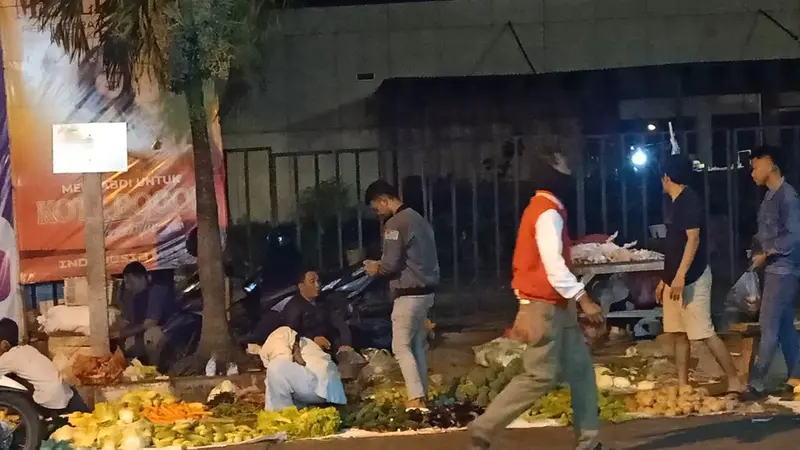 Pasar Tumpah di Jalan Merdeka Kota Bogor