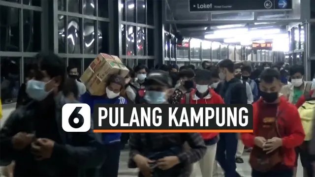VIDEO: Sehari Sebelum Ramadan, Stasiun Rangkasbitung Dipadati Warga Lebak