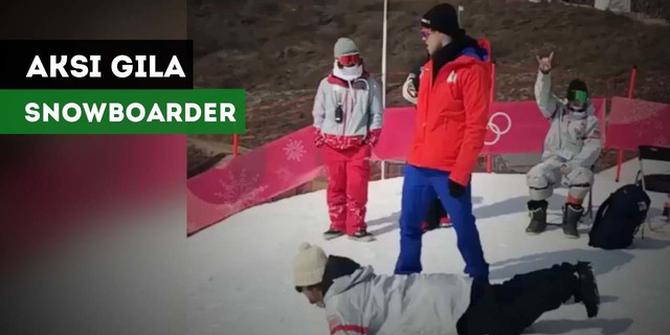 VIDEO: Aksi Gila Snowboarder di Olimpiade Musim Dingin