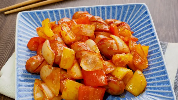 Resep Tumis Sosis Bawang Bombay