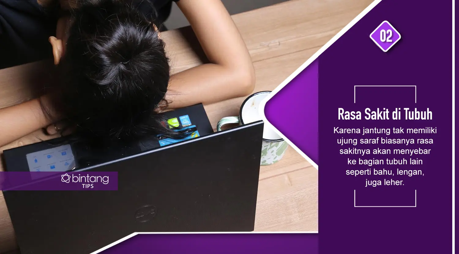 Tanda tubuh akan mengalami serangan jantung. (Foto: Adrian Putra, Digital Imaging: M. Iqbal Nurfajri/Bintang.com)