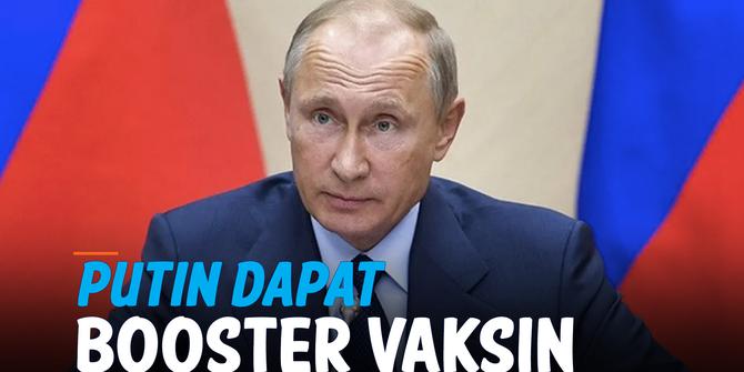 VIDEO: Presiden Rusia Vladimir Putin Disuntik Booster Vaksin Covid-19