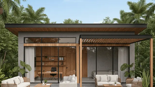 Desain Rumah Kecil Nyaman untuk Kerja dari Rumah by Gemini