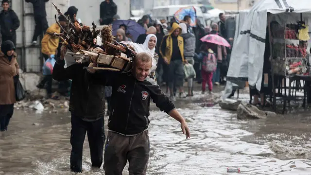 Banjir Perparah Krisis Kemanusiaan di Gaza