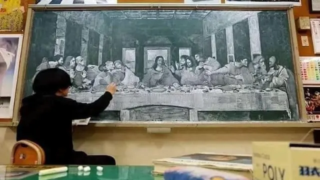 15 Gambar Anak Sekolah di Papan Tulis Pakai Kapur Ini Menakjubkan