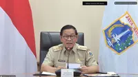 Gubernur Daerah Khusus Jakarta (DKJ) Pramono Anung bicara soal&nbsp;berbagai macam tantangan perkotaan yang akan selalu berkaitan dengan bencana banjir d Jakarta. (Liputan6.com/Arviola Marchsyalina Syurgandari)