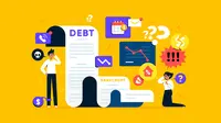 Ilustrasi utang, rentenir, debt collector. (Image by Freepik)