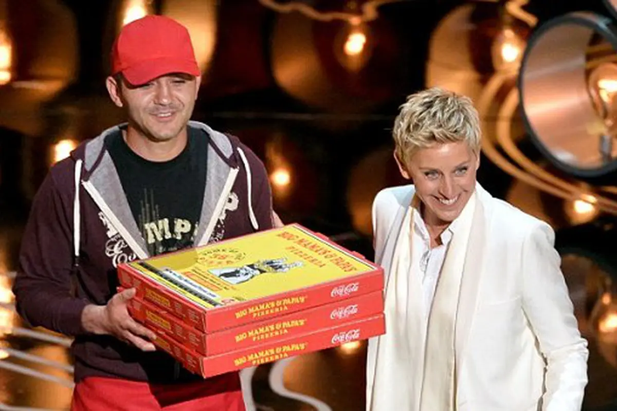 Uang Tip Rp 11 Juta untuk Si Pengantar Pizza di Oscar 2014