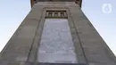 Saat ini, The Arch of Triumph dibangun dari granit Deva dan berdiri setinggi 27 meter (85 kaki). (Liputan6.com/Herman Zakharia)