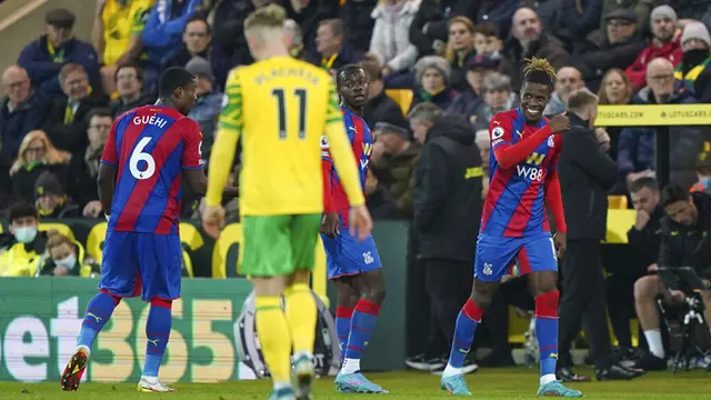 FOTO: Norwich City Ditahan Imbang Crystal Palace