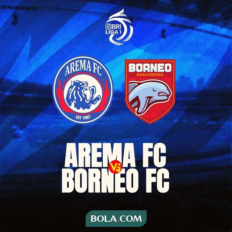 BRI Liga 1 - Arema FC Vs Borneo FC