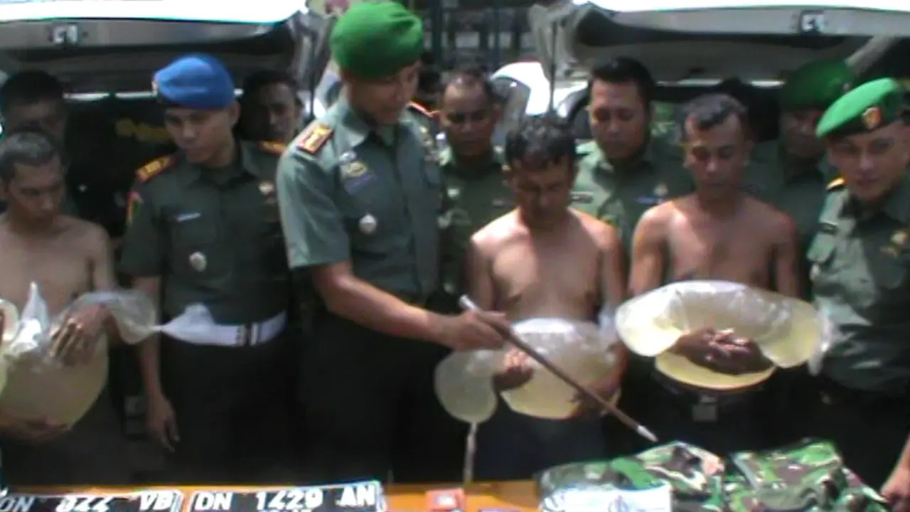 Kodim Gorontalo Tangkap TNI Gadungan Penjual Miras