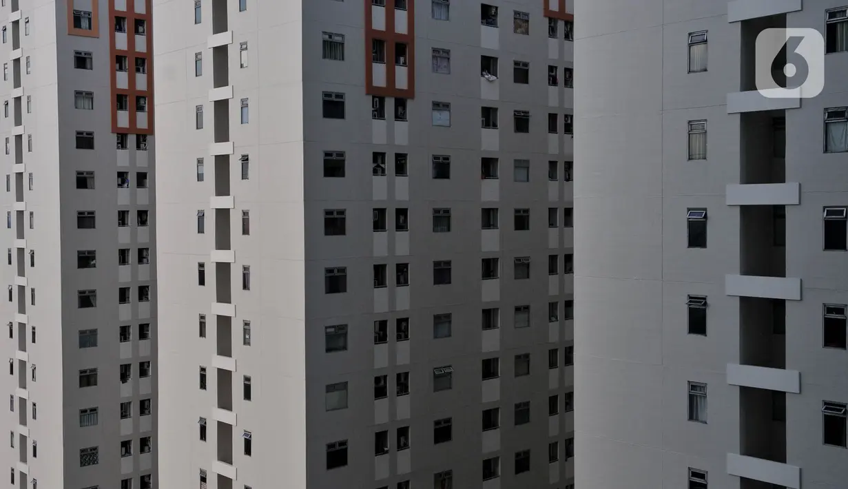 Deretan unit apartemen di Jakarta, Kamis (30/1/2020). Penjualan apartemen di Jakarta pada kuartal IV-2019 rata-rata mengalami penurunan sekitar 2 persen ke level 87,2 persen. (merdeka.com/Iqbal S Nugroho)