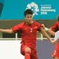 Duel Vietnam vs Korea Selatan di laga semifinal Asian Games 2018 di Stadion Pakansari, Cibinong, Rabu (29/8/2018). (Bola.com/Dok. INASGOC)