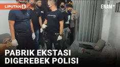 Pabrik Ekstasi Jaringan Internasional di Tangerang Digerebek, Polisi Tangkap 2 Pelaku