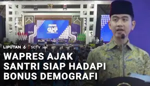 Wapres Gibran Ajak Santri Siap Sambut Bonus Demografi