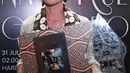 Nate Ruess saat ditemui di acara launching album 'Grand Romantic' yang berlokasi di Hard Rock Cafe, Pacific Place, Jakarta Selatan, Jumat 31/7/2015. (Wimbarsana/Bintang.com)