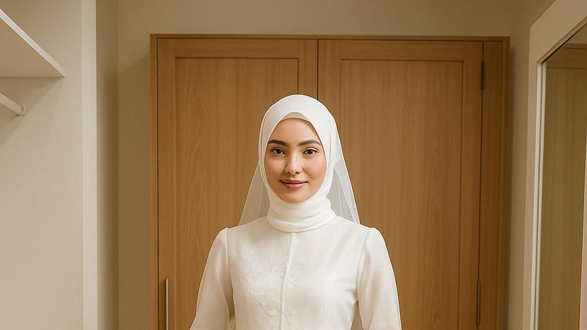 7 Kebaya Pernikahan Sederhana tapi Elegan Berhijab