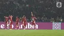 Keunggulan Indonesia dihasilkan lewat eksekusi penalti Ole Romeny pada menit ke-44. (Liputan6.com/Angga Yuniar)