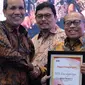 Direktur Utama BPJS Ketenagakerjaan, Agus Susanto dalam acara Intimate Luncheon 41st Anniversary di Hotel Kartika Chandra