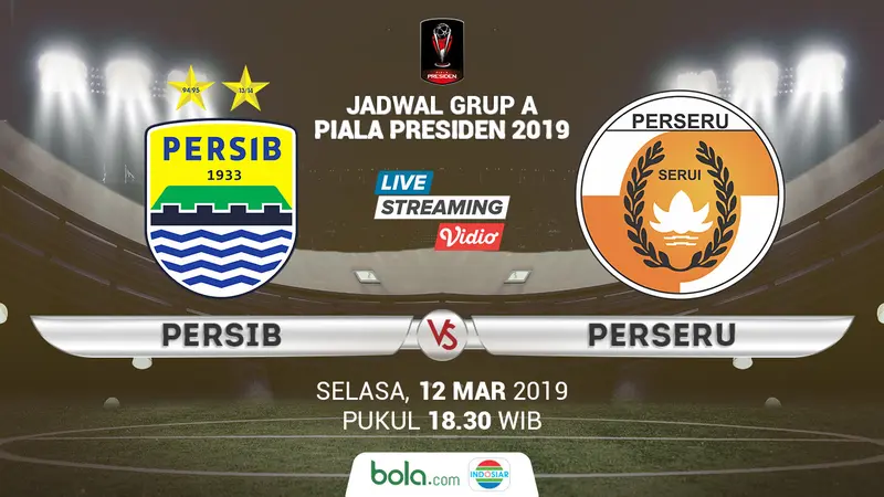 Persib Bandung vs Perseru Serui