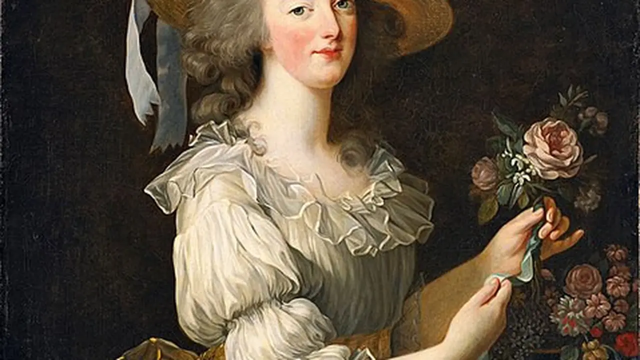 Marie Antoinette in a Muslin Dress