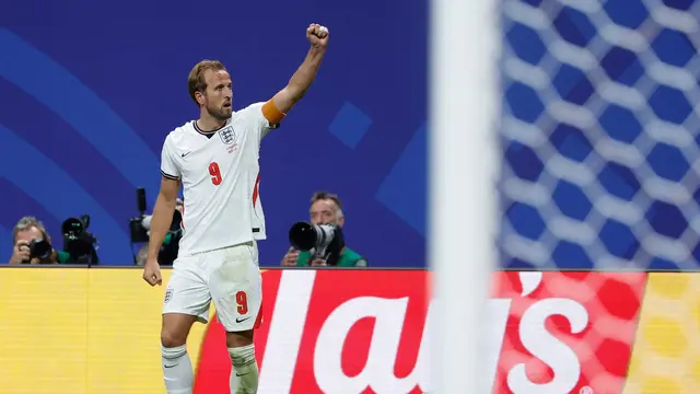 Inggris Bangkit Lewat Dua Gol Harry Kane