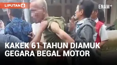 Nekat Begal Motor Wanita Muda, Kakek 61 Tahun di Lebak Banten Diamuk Warga