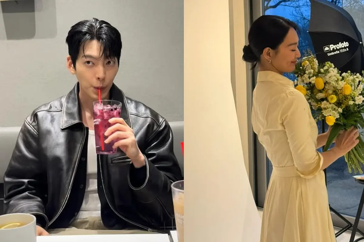 Kim Woo Bin dan Shin Min Ah. (Instagram/ ____kimwoobin - illusomina)