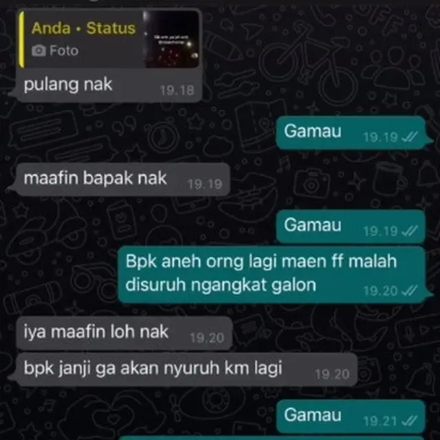 Anak Marah Disuruh Angkat Galon Oleh Ayah saat Main Game Ini Ujungnya Kocak