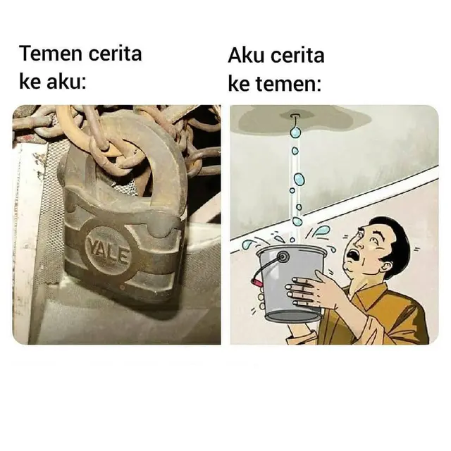 6 Meme Orang Bocorin Rahasia Teman Ini Sering Terjadi