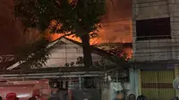 Dipicu Korlseting Listrik, Rumah Makan di Bandar Lampung Ludes Dilahap Si Jago Merah