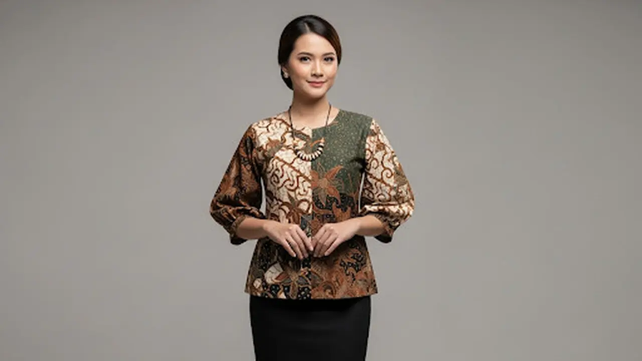 Blouse Batik Balon Klasik