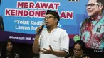 Mantan terpidana teroris Kurnia Widodo memberi penjelasan terkait teroris dalam diskusi di DPP PKB, Jakarta, Minggu (23/7). Diskusi bertemakan "Merawat Keindonesiaan Tolak Radikalisme, Lawan Intoleransi". (Liputan6.com/Faizal Fanani)