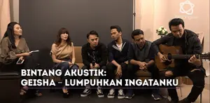 Geisha membawakan lagunya yang berjudul Lumpuhkan Ingatanku.
