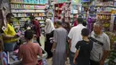 Israel pada 10 Oktober telah mengumumkan pengepungan total terhadap Gaza, memutus pasokan makanan, air, dan listrik ke 2,3 juta penduduk wilayah tersebut. (Mohammed ABED / AFP)