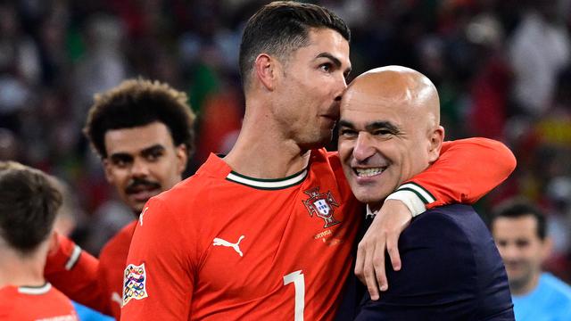 Cristiano Ronaldo dan Roberto Martinez