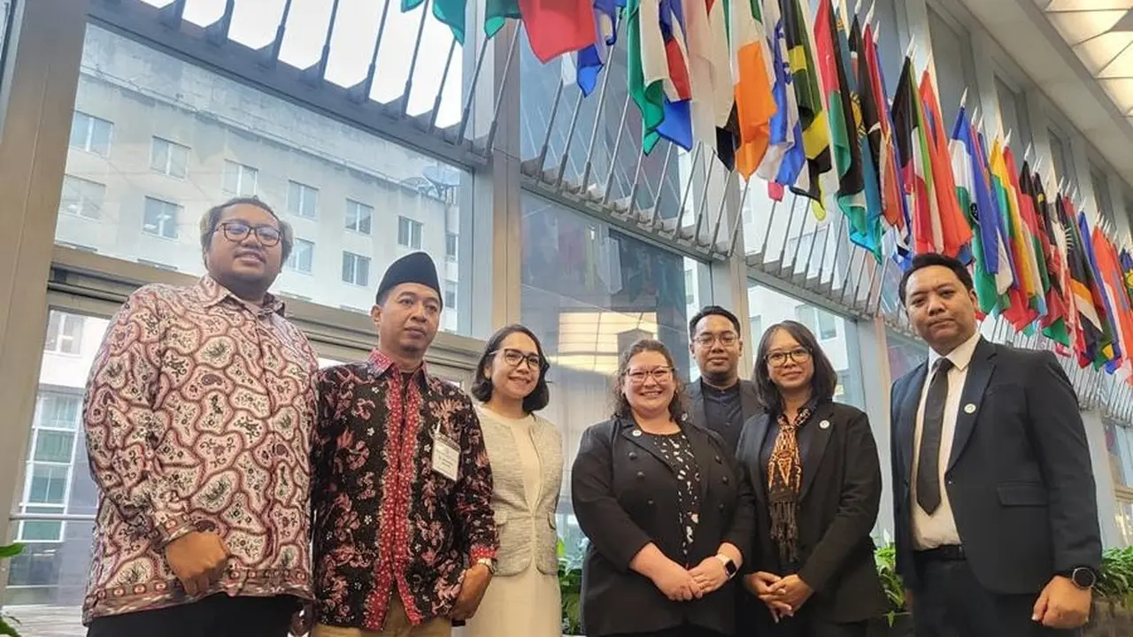 Delegasi Indonesia yang mengikuti studi tur Program International Visitor Leadership Program (IVLP) selama tiga minggu di Amerika Serikat.