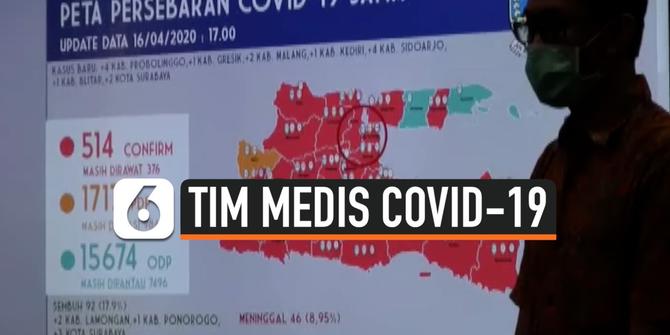 VIDEO: 46 Tenaga Medis di Jawa Timur Terpapar Covid-19