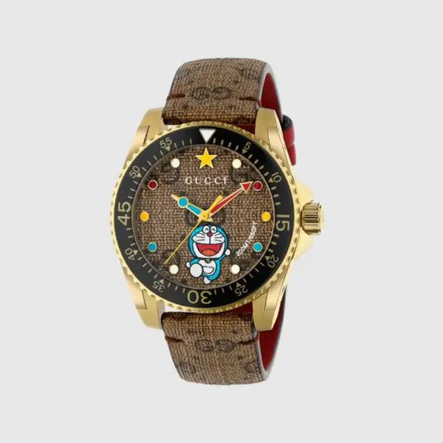 Doraemon x Gucci Dive Watch