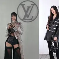Kehadiran Lisa BLACKPINK dan Hyein NewJeans mencuri perhatian di show Louis Vuitton Paris Fashion Week. Keduanya hadir sebagai brand ambassador dengan outfit bernilai fantastis. [@louisvuitton @newjeans_official]