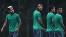 Penyerang timnas Indonesia, Zulham Zamrun, saat berlatih jelang Piala AFF 2016 di Lapangan Sekolah Pelita Harapan, Banten, Selasa (15/11/2016). Indonesia berada satu grup dengan Filipina, Thailand dan Singapura. (Bola.com/Vitalis Yogi Trisna)