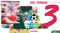 3 Gol Terbaik Liga 1 Indonesia (Bola.com/Adreanus Titus)