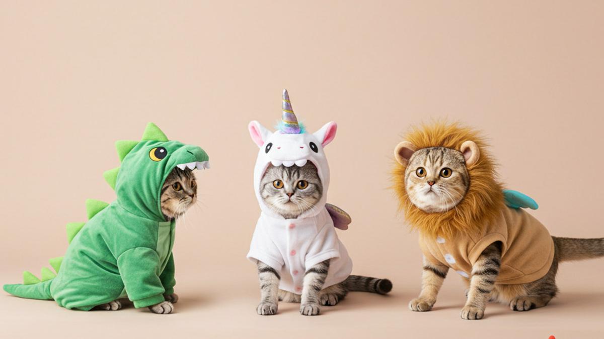 8 Model Baju Kucing Karakter Hewan untuk Anabul Kesayangan, Lucu Maksimal