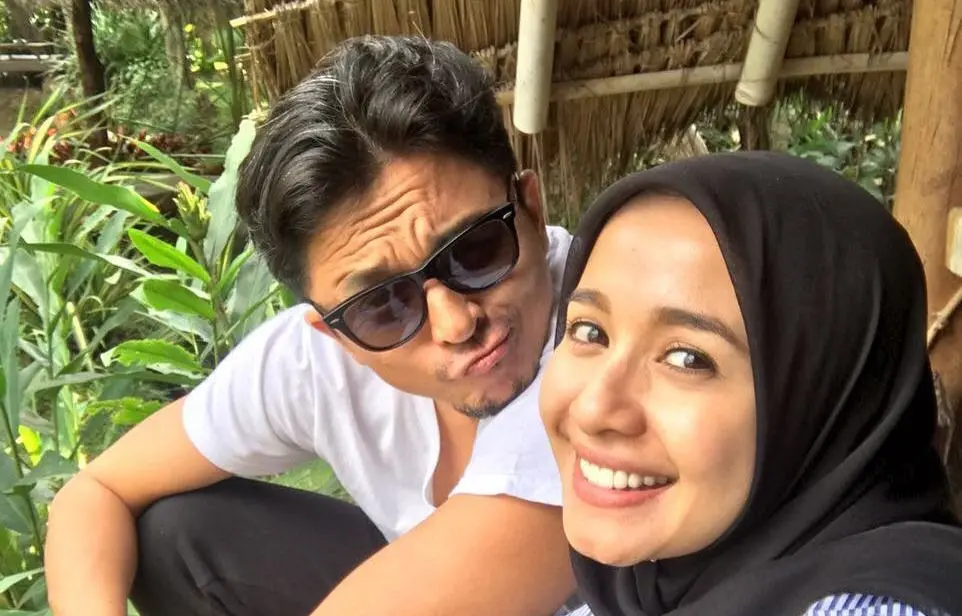 Laudya Cynthia Bella dan Engku Emran [foto: instagram]