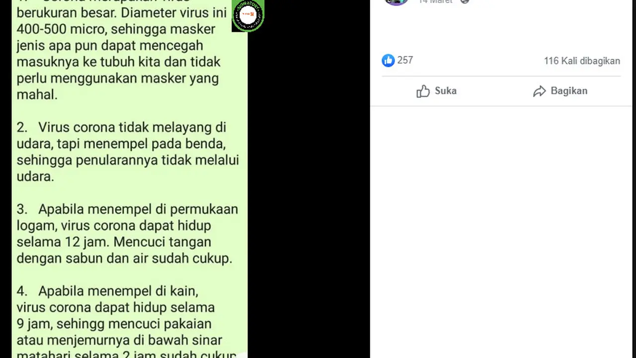 Tujuh Informasi Penting Seputar Virus Corona, Benarkah?