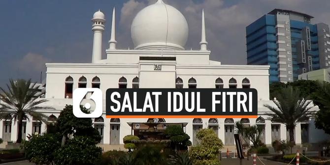 VIDEO: Gelar Salat Idul Fitri, Masjid Agung Al Azhar Batasi Jumlah Jemaah